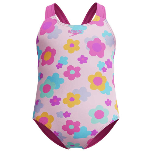 Speedo Βρεφικό ολόσωμο μαγιό Print Racerback Swimsuit